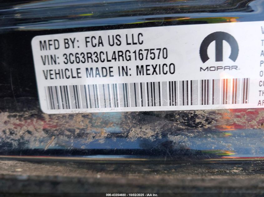 2024 Ram 3500 Tradesman 4X4 6'4 Box VIN: 3C63R3CL4RG167570 Lot: 43354680