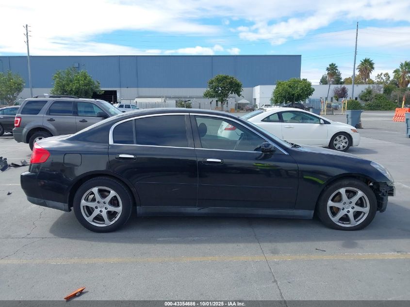 2003 Infiniti G35 Luxury Leather VIN: JNKCV51E23M326920 Lot: 43354686