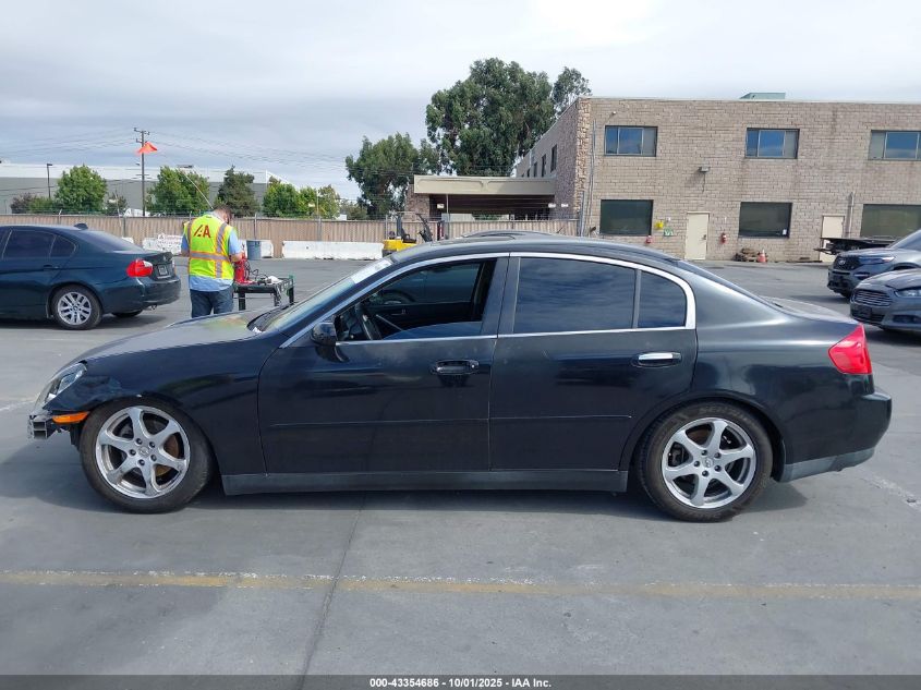 2003 Infiniti G35 Luxury Leather VIN: JNKCV51E23M326920 Lot: 43354686