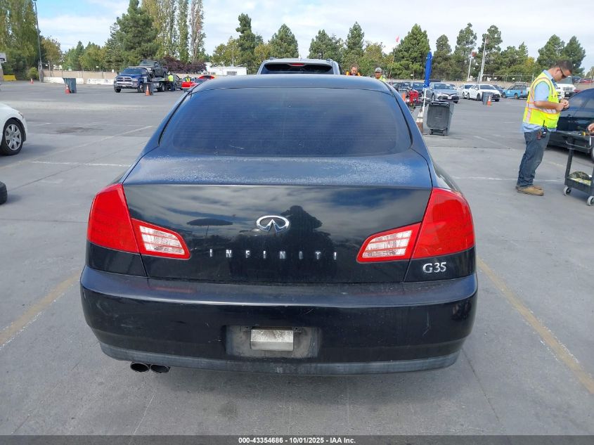 2003 Infiniti G35 Luxury Leather VIN: JNKCV51E23M326920 Lot: 43354686