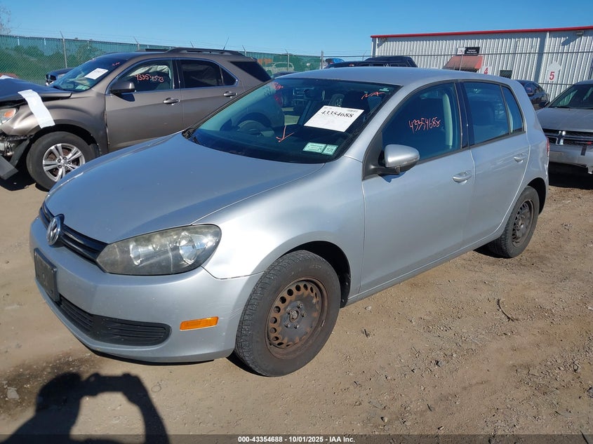 2013 VOLKSWAGEN GOLF 2.5L 4-DOOR - WVWDB7AJ2DW040241