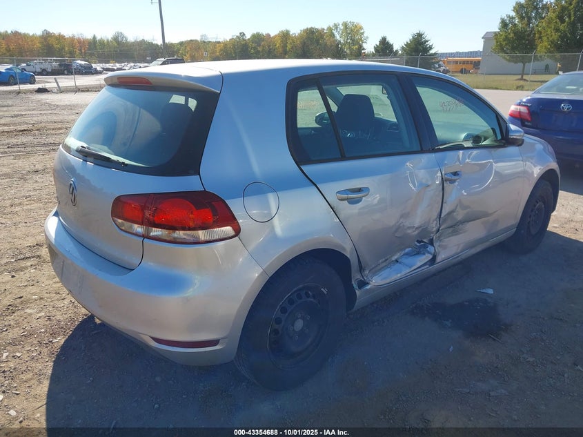 2013 VOLKSWAGEN GOLF 2.5L 4-DOOR - WVWDB7AJ2DW040241