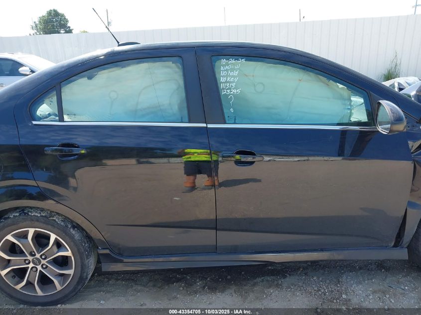 2018 Chevrolet Sonic Lt Auto VIN: 1G1JD5SH6J4123295 Lot: 43354705