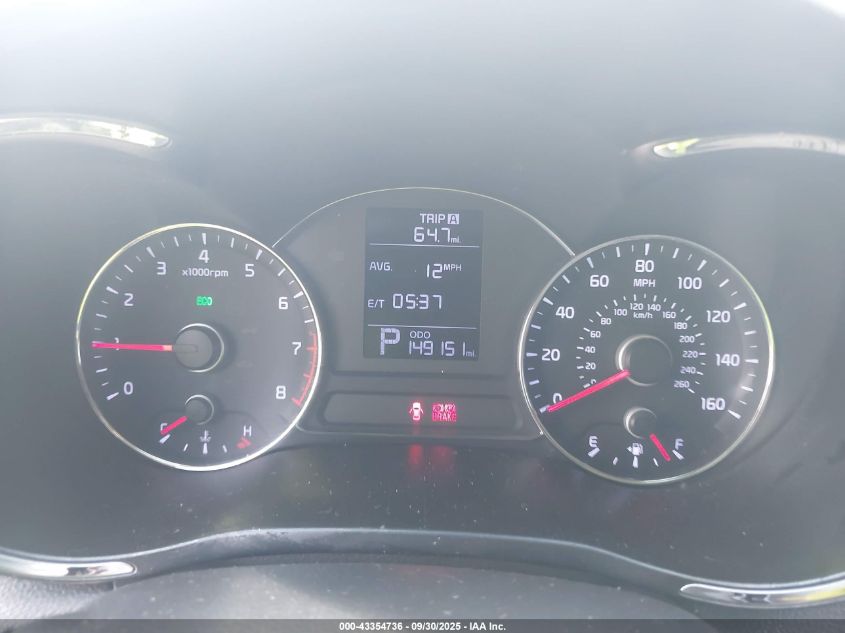 2015 Kia Forte Lx VIN: KNAFK4A68F5257057 Lot: 43354736