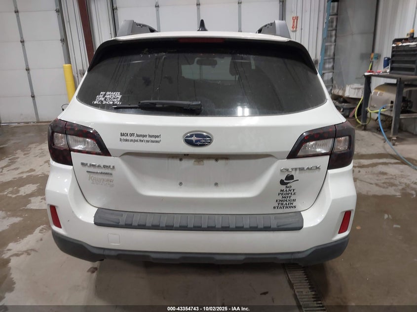 2016 SUBARU OUTBACK 2.5I LIMITED - 4S4BSBNC7G3284667