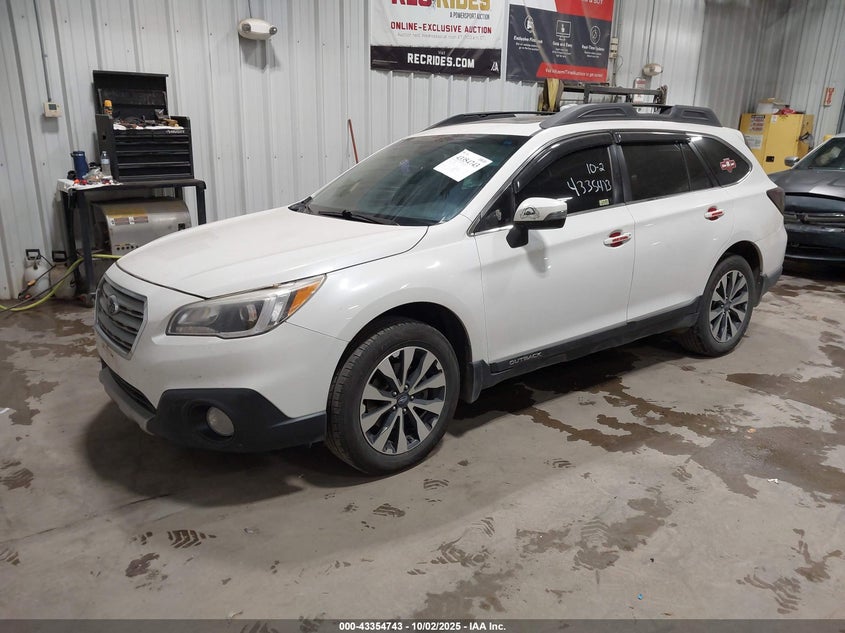 2016 SUBARU OUTBACK 2.5I LIMITED - 4S4BSBNC7G3284667