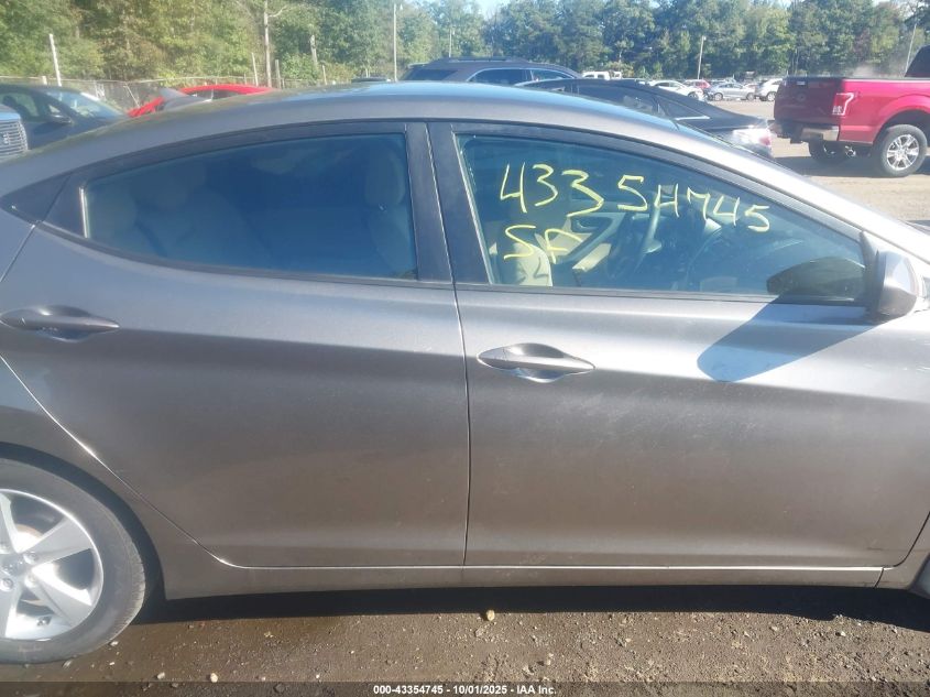 2013 Hyundai Elantra Gls VIN: 5NPDH4AEXDH224851 Lot: 43354745