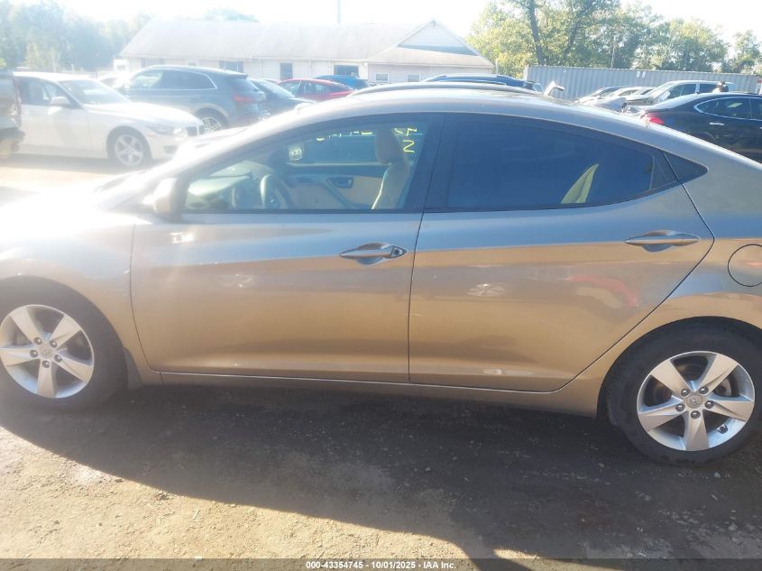 2013 Hyundai Elantra Gls VIN: 5NPDH4AEXDH224851 Lot: 43354745