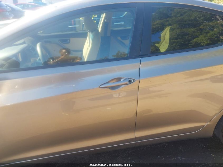 2013 Hyundai Elantra Gls VIN: 5NPDH4AEXDH224851 Lot: 43354745