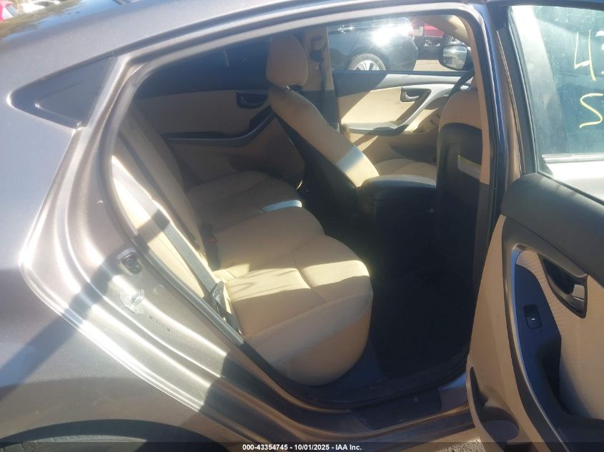 2013 Hyundai Elantra Gls VIN: 5NPDH4AEXDH224851 Lot: 43354745