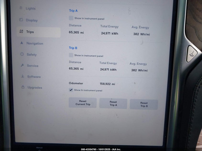 2017 Tesla Model X 100D/75D/90D VIN: 5YJXCAE20HF065921 Lot: 43354760