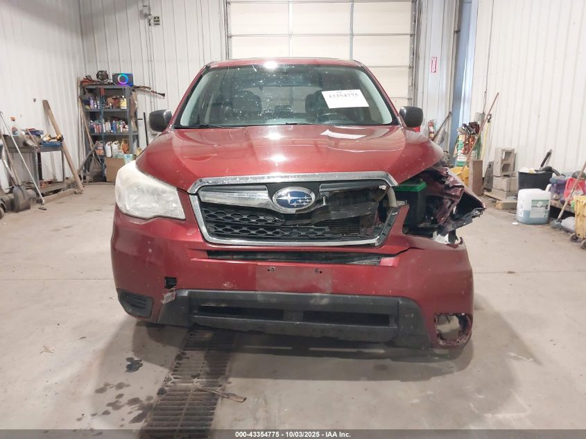 2014 Subaru Forester 2.5I VIN: JF2SJAAC1EG435629 Lot: 43354775