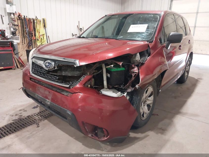 2014 Subaru Forester 2.5I VIN: JF2SJAAC1EG435629 Lot: 43354775