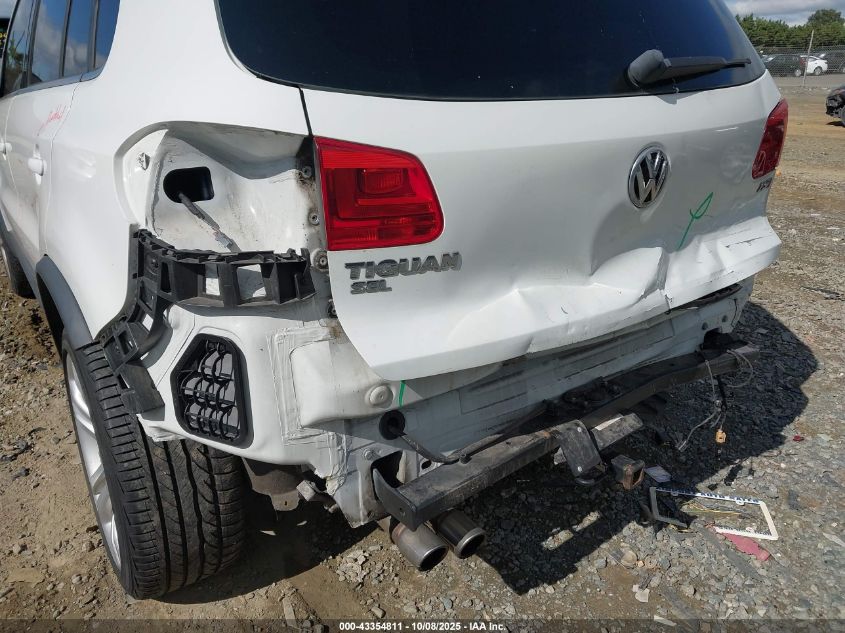 2016 Volkswagen Tiguan Sel VIN: WVGAV7AX1GW509026 Lot: 43354811
