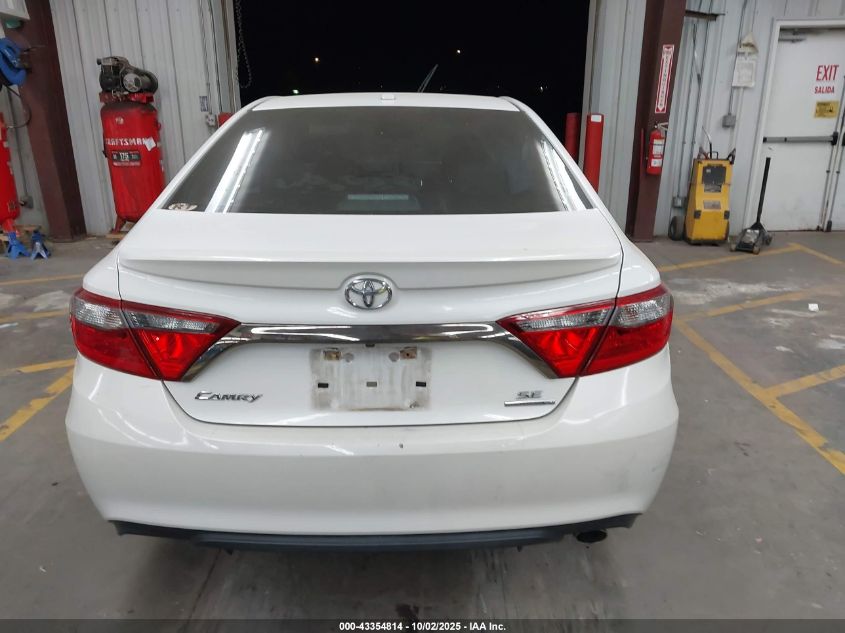 2016 Toyota Camry Se VIN: 4T1BF1FK2GU166220 Lot: 43354814