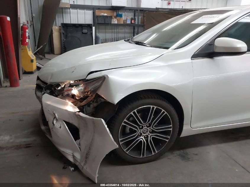 2016 Toyota Camry Se VIN: 4T1BF1FK2GU166220 Lot: 43354814