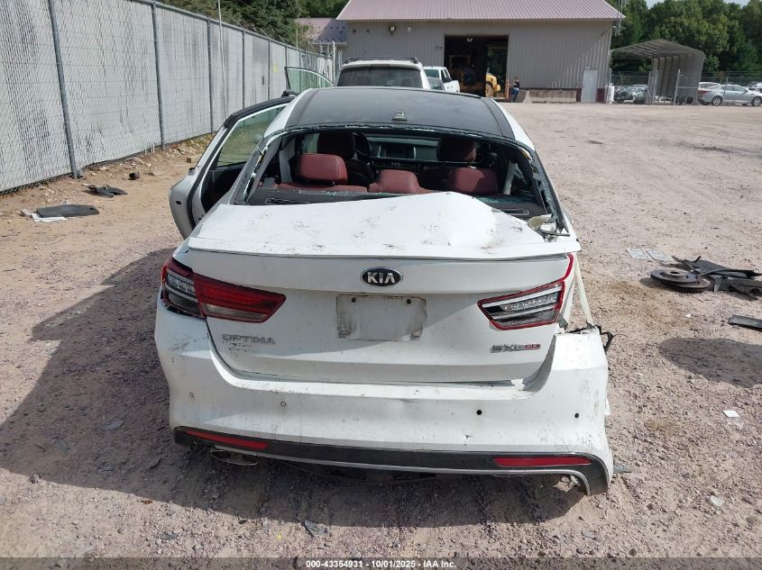 2016 Kia Optima Sx Turbo VIN: 5XXGW4L22GG018638 Lot: 43354931