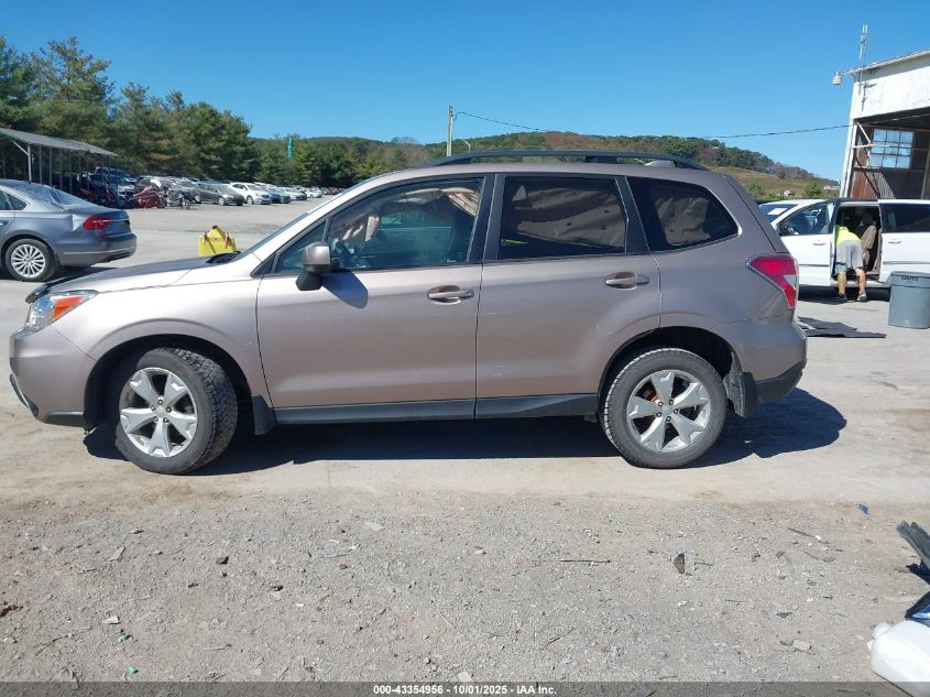 2016 Subaru Forester 2.5I Premium VIN: JF2SJAFC4GH492543 Lot: 43354956