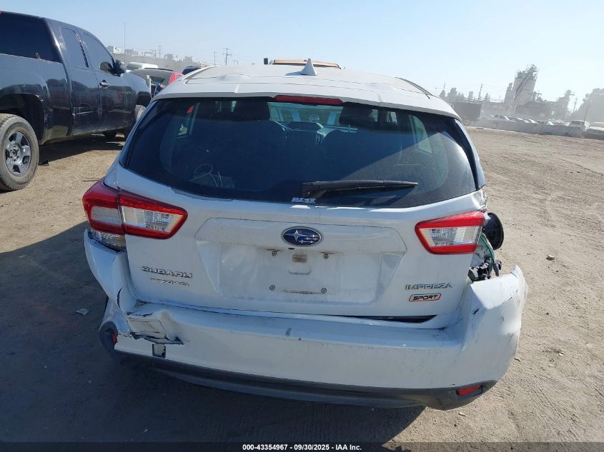 2017 Subaru Impreza 2.0I Sport VIN: 4S3GTAM6XH3717400 Lot: 43354967