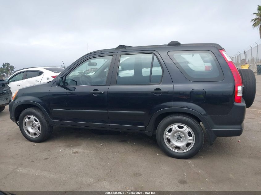 2006 Honda Cr-V Lx VIN: JHLRD685X6C013055 Lot: 43354973