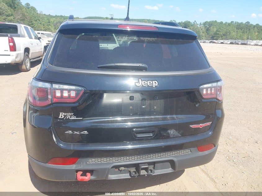 2018 Jeep Compass Trailhawk 4X4 VIN: 3C4NJDDB7JT129041 Lot: 43354990