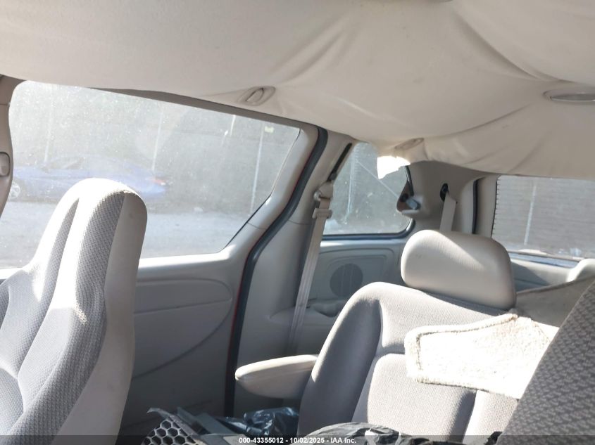 2001 Dodge Caravan Se VIN: 1B4GP25371B274842 Lot: 43355012