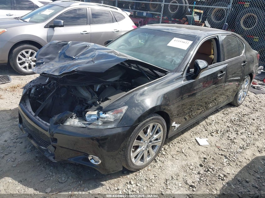 2013 Lexus Gs 350 black sedan gasoline JTHBE1BLXD5015720 photo #3