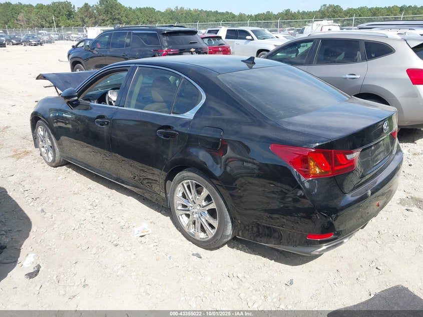 2013 Lexus Gs 350 black sedan gasoline JTHBE1BLXD5015720 photo #4