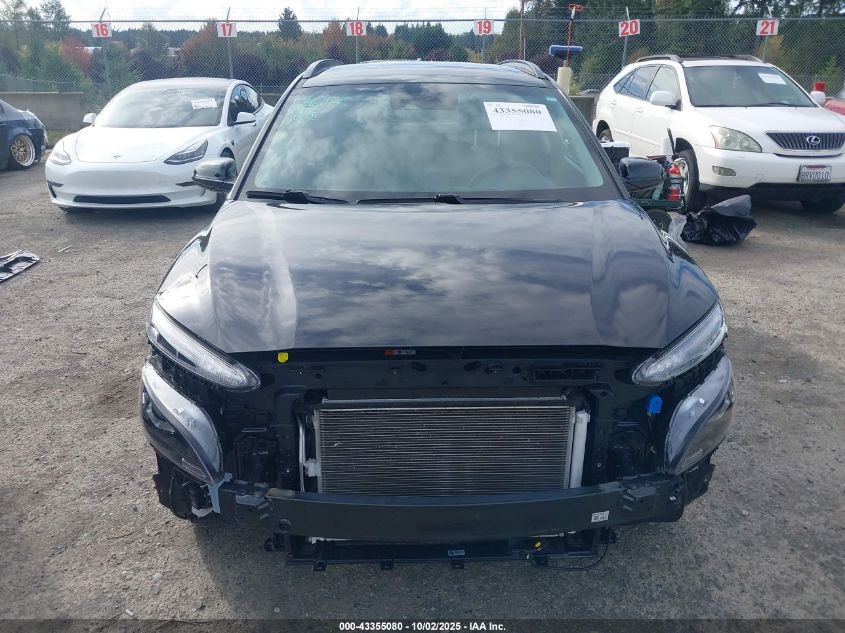 2022 Hyundai Kona Sel VIN: KM8K6CAB7NU816014 Lot: 43355080