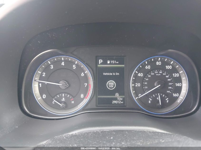 2022 Hyundai Kona Sel VIN: KM8K6CAB7NU816014 Lot: 43355080