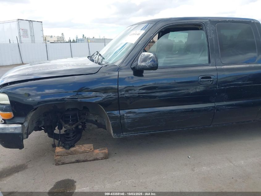 2000 Chevrolet Silverado 1500 Ls VIN: 2GCEC19T6Y1376833 Lot: 43355140