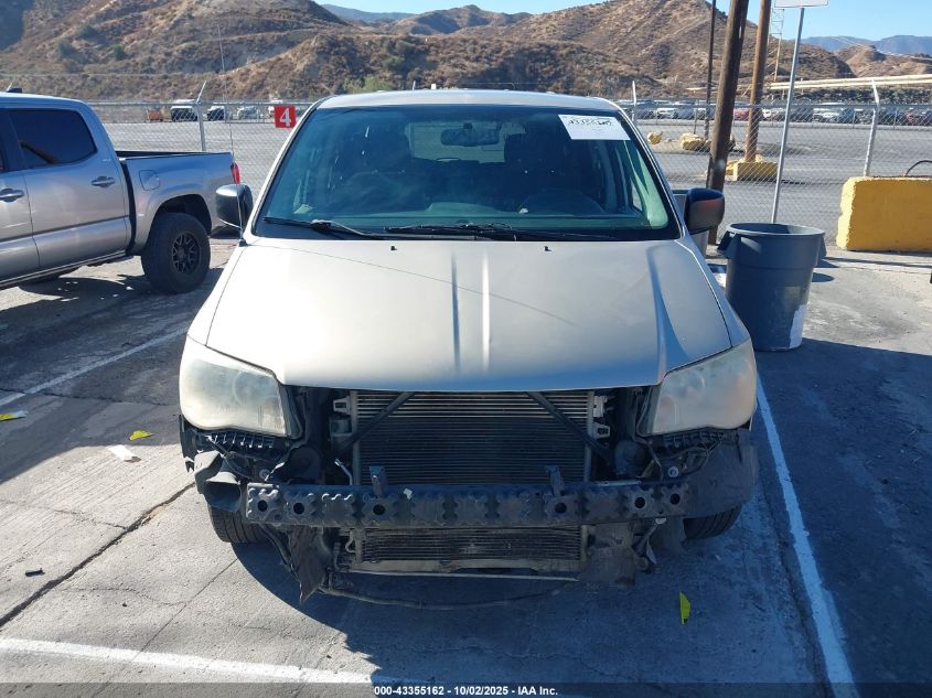 2012 Dodge Grand Caravan Se/Avp VIN: 2C4RDGBG5CR360051 Lot: 43355162