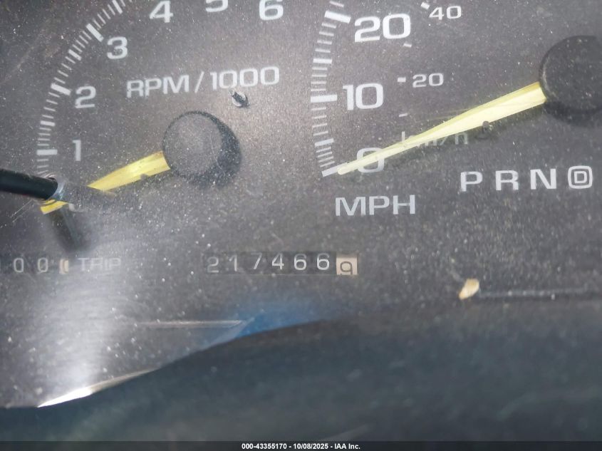 1998 GMC Sierra 1500 Sl Wideside VIN: 2GTEK19RXW1539777 Lot: 43355170