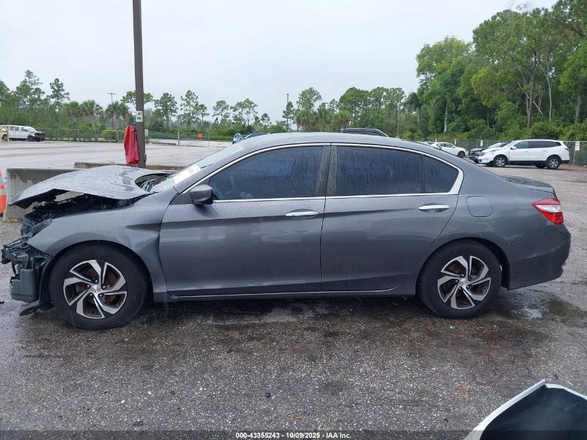 2016 Honda Accord Lx VIN: 1HGCR2F31GA091205 Lot: 43355243