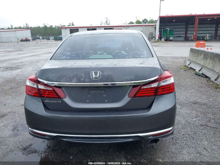 2016 Honda Accord Lx VIN: 1HGCR2F31GA091205 Lot: 43355243