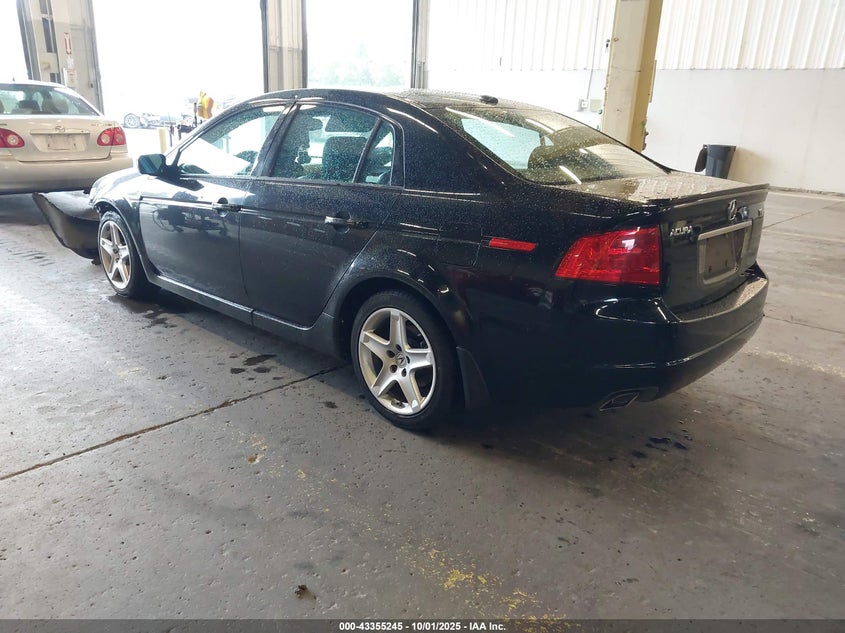 2006 Acura Tl black sedan gasoline 19UUA66236A066119 photo #4