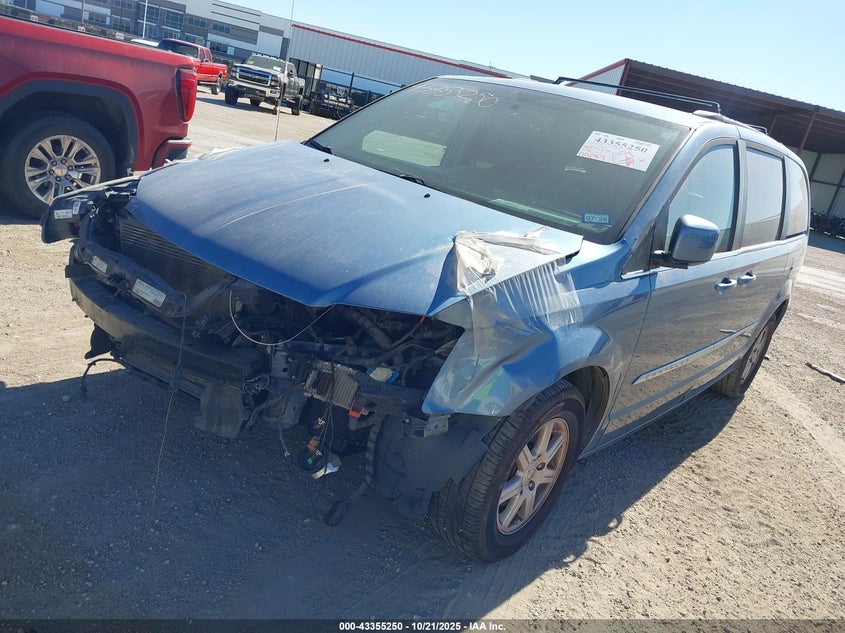 Vin: 2c4rc1bg9cr135325, lot: 43849971, chrysler town & country touring 20122