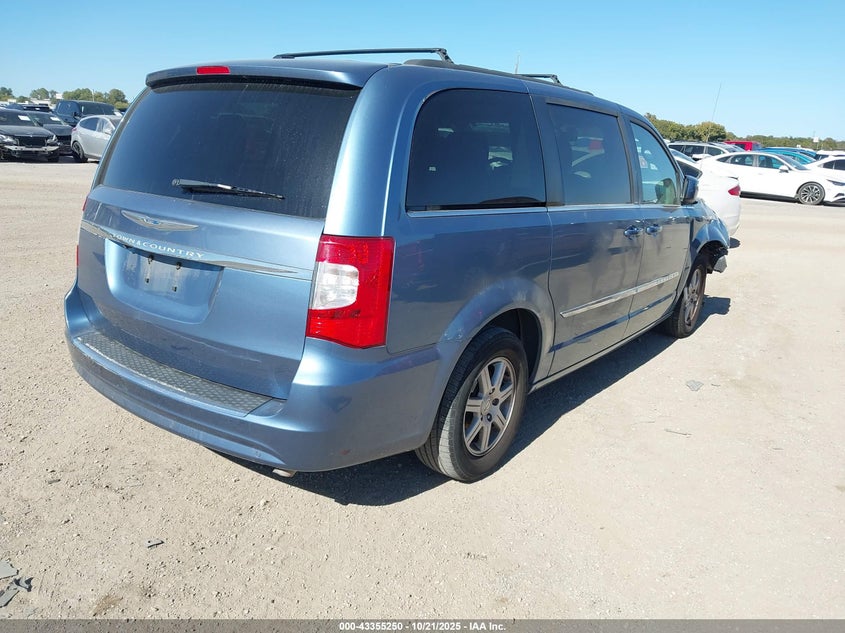 Vin: 2c4rc1bg9cr135325, lot: 43849971, chrysler town & country touring 20124