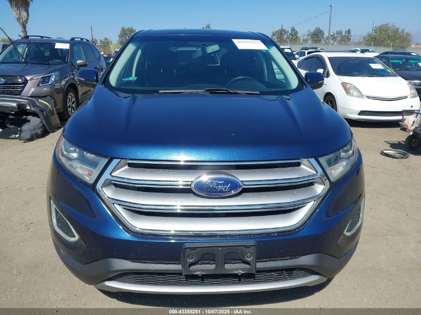 2017 Ford Edge Sel VIN: 2FMPK3J91HBC65135 Lot: 43355251