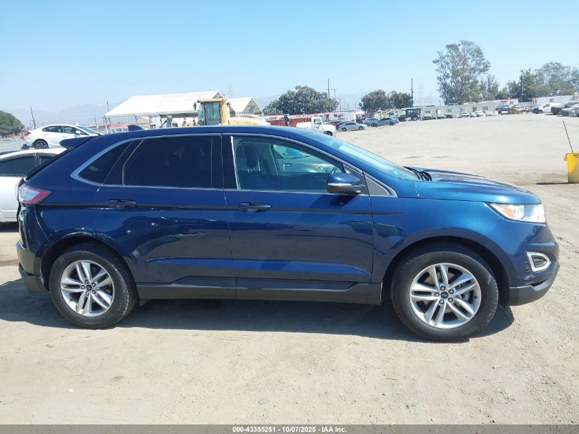 2017 Ford Edge Sel VIN: 2FMPK3J91HBC65135 Lot: 43355251