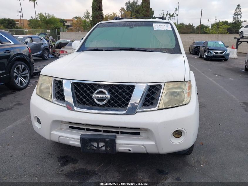2008 Nissan Pathfinder Se VIN: 5N1AR18U28C665043 Lot: 43355270