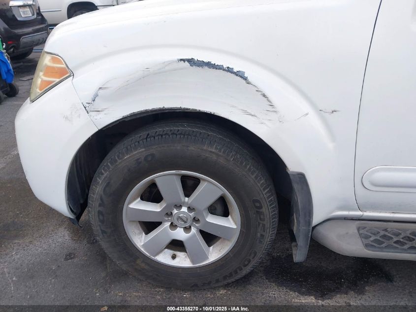 2008 Nissan Pathfinder Se VIN: 5N1AR18U28C665043 Lot: 43355270