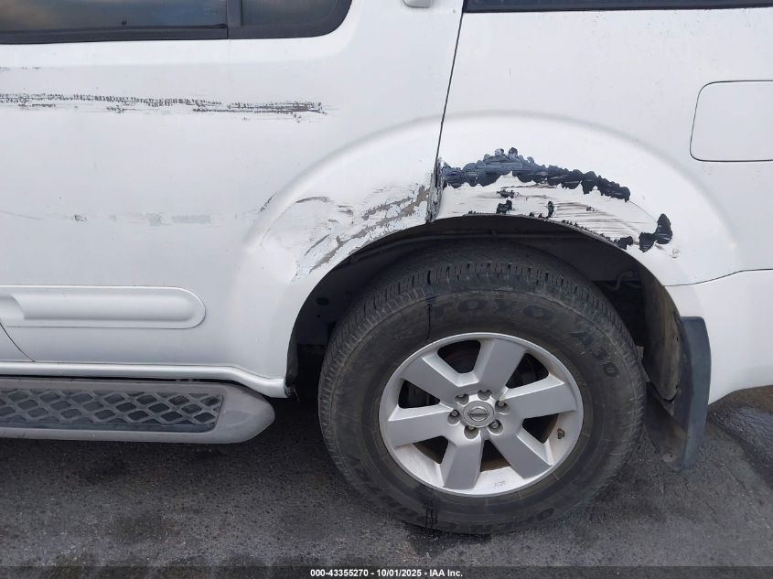 2008 Nissan Pathfinder Se VIN: 5N1AR18U28C665043 Lot: 43355270