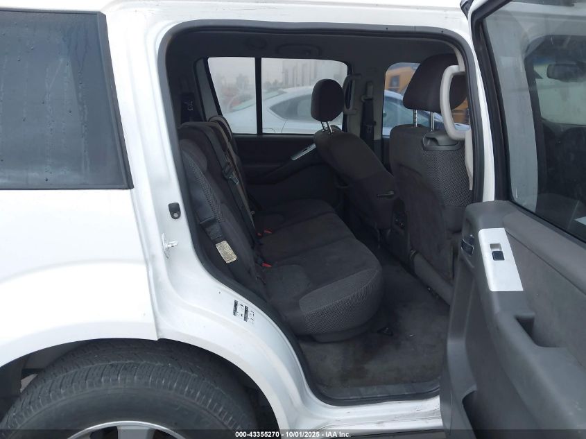 2008 Nissan Pathfinder Se VIN: 5N1AR18U28C665043 Lot: 43355270