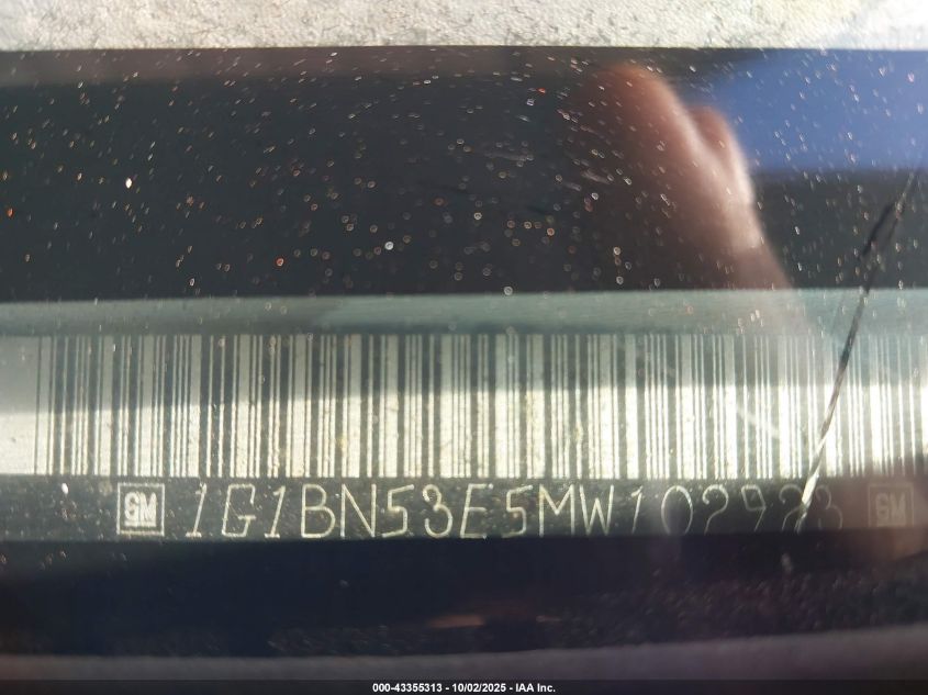 1991 Chevrolet Caprice Classic Ltz VIN: 1G1BN53E5MW102923 Lot: 43355313