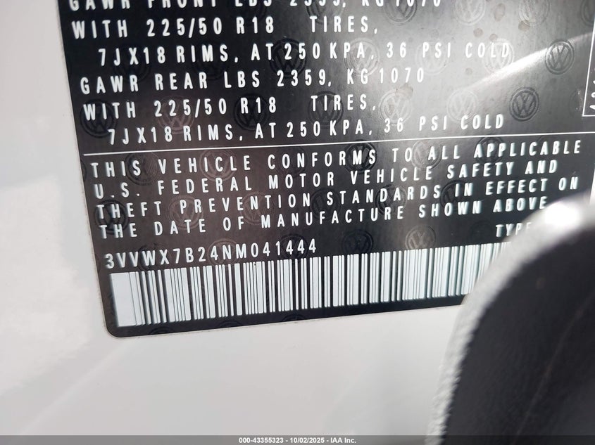 2022 VOLKSWAGEN TAOS 1.5T SE - 3VVWX7B24NM041444