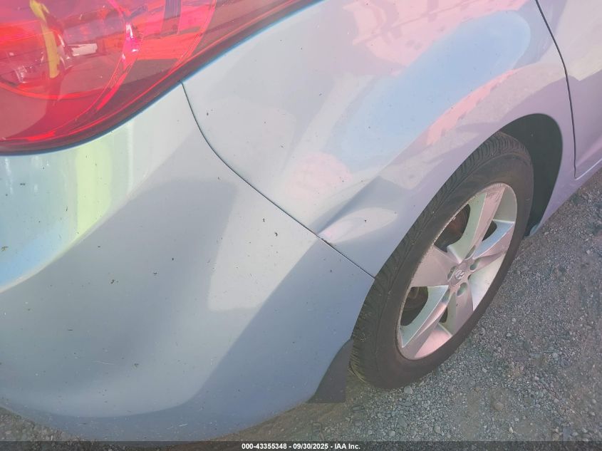 2013 Hyundai Elantra Gls VIN: KMHDH4AE5DU727219 Lot: 43355348