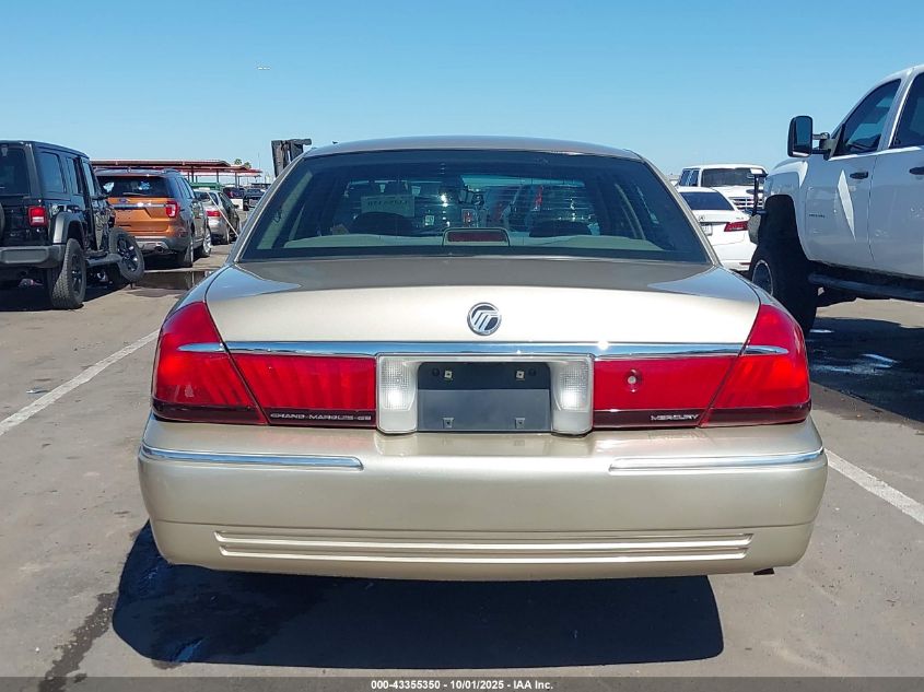 1999 Mercury Grand Marquis Gs VIN: 2MEFM74W4XX707957 Lot: 43355350