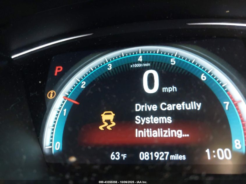 2018 Honda Civic Ex VIN: 2HGFC2F73JH501979 Lot: 43355356