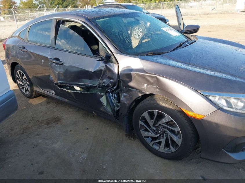 2018 Honda Civic Ex VIN: 2HGFC2F73JH501979 Lot: 43355356